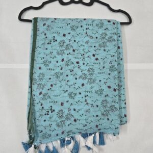 Mom saree - Skyblue